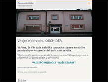 Tablet Screenshot of penzion-orchidea.webnode.cz