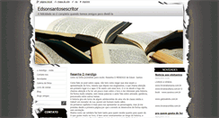 Desktop Screenshot of edsonsantosescritor.webnode.com.br