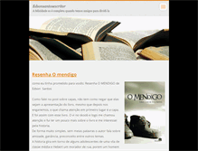 Tablet Screenshot of edsonsantosescritor.webnode.com.br