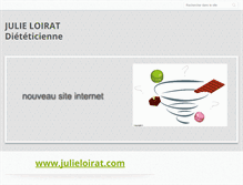 Tablet Screenshot of juliedieteticienne.webnode.fr