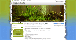 Desktop Screenshot of prodam-akvarko.webnode.cz