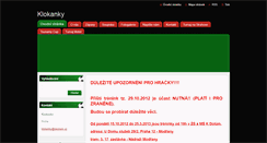 Desktop Screenshot of klokankybohemians.webnode.cz