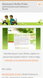 Mobile Screenshot of montessoriskolkapraha.webnode.cz
