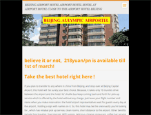Tablet Screenshot of beijingairporthotel.webnode.com