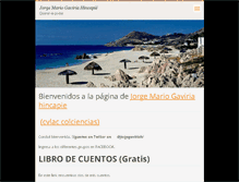 Tablet Screenshot of jorgegaviria.webnode.es
