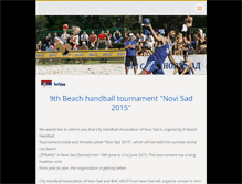 Tablet Screenshot of beachandball-ns.webnode.com