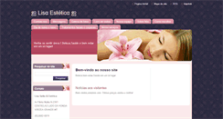 Desktop Screenshot of lisaestetica.webnode.com.br