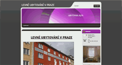 Desktop Screenshot of levne-ubytovani-v-praze-mmduosv.webnode.cz