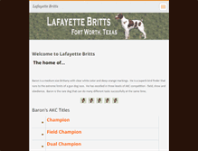 Tablet Screenshot of lafayettebritts.webnode.com