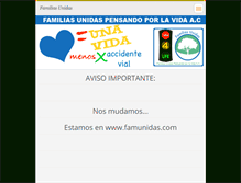 Tablet Screenshot of familiasunidas.webnode.com