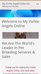 Mobile Screenshot of myyorkieangels.webnode.com