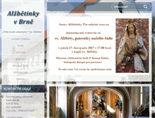 Tablet Screenshot of alzbetinky.webnode.cz