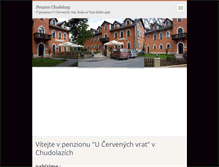 Tablet Screenshot of penzionchudolazy.webnode.cz