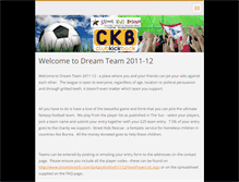 Tablet Screenshot of dreamteam2011.webnode.com