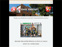 Tablet Screenshot of hazena-sokolnice.webnode.cz