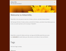 Tablet Screenshot of kittenville.webnode.com