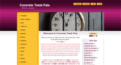 Desktop Screenshot of concretetombpals.webnode.com