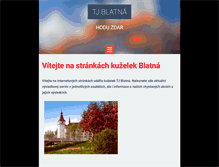 Tablet Screenshot of kuzelky-blatna.webnode.cz