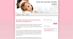 Desktop Screenshot of overthecounterwrinklecream.webnode.com