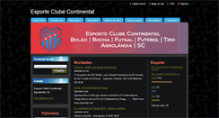 Desktop Screenshot of eccontinental.webnode.com.br