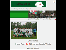 Tablet Screenshot of izarragorri.webnode.es