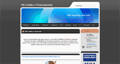 Desktop Screenshot of mscredito.webnode.com.br
