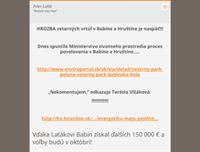 Tablet Screenshot of peterlatak.webnode.sk