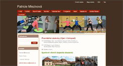 Desktop Screenshot of patricie-mlezivova.webnode.cz