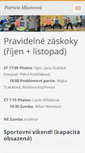 Mobile Screenshot of patricie-mlezivova.webnode.cz