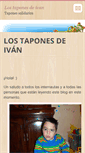 Mobile Screenshot of lostaponesdeivan.webnode.es