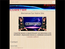 Tablet Screenshot of coasterradio.webnode.com