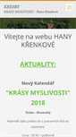 Mobile Screenshot of myslivost.webnode.cz