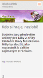 Mobile Screenshot of mostkovicatka.webnode.cz