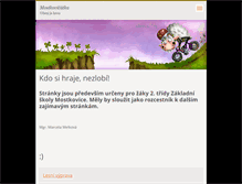 Tablet Screenshot of mostkovicatka.webnode.cz