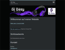 Tablet Screenshot of dj-ossy.webnode.at