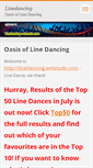 Mobile Screenshot of linedancing.webnode.com