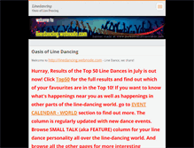 Tablet Screenshot of linedancing.webnode.com