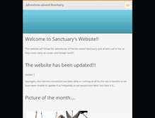 Tablet Screenshot of adventures-aboard-sanctuary.webnode.com