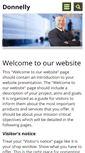 Mobile Screenshot of donnelly.webnode.com