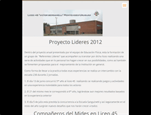 Tablet Screenshot of liceo45victor.webnode.es
