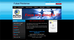 Desktop Screenshot of futsalpelotas.webnode.com.br
