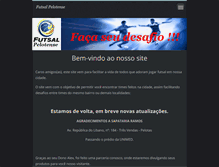 Tablet Screenshot of futsalpelotas.webnode.com.br