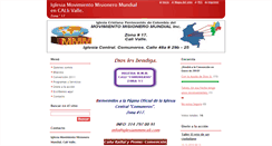 Desktop Screenshot of iglesiammmcali.webnode.es