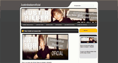 Desktop Screenshot of justinbieberoficial.webnode.com