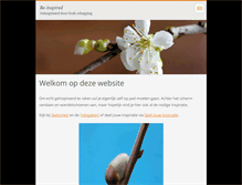 Tablet Screenshot of be-inspired.webnode.nl