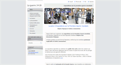 Desktop Screenshot of laguerre14-18.webnode.fr