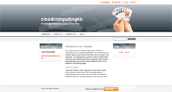 Desktop Screenshot of cloudcomputingkb.webnode.com