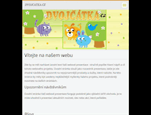 Tablet Screenshot of dvojcatka-cz.webnode.cz