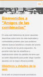 Mobile Screenshot of amigosdelascombinadas.webnode.es