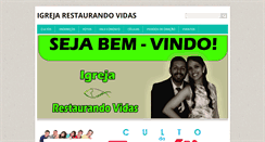 Desktop Screenshot of igrejamundialrestaurandovidas.webnode.com.br